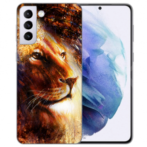 Für Samsung Galaxy S22 Plus (5G) TPU Cover Case Löwenkopf Porträt Fotodruck