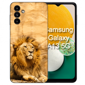 TPU Silikon Schutzhülle Fotodruck Löwe für Samsung Galaxy A17 Case