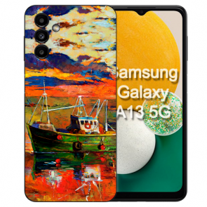 Personalisierte Silikon Schale Cover Case für Samsung Galaxy A25 (5G) mit eigenem Gemälde Fotodruck Case