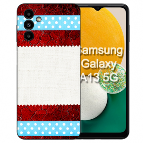 Samsung Galaxy A13 (5G) TPU Case Handy Schale mit Fotodruck Muster