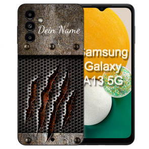 individuelle Hülle mit eigenem Foto für Samsung Galaxy A34 Hülle Monster-Kralle