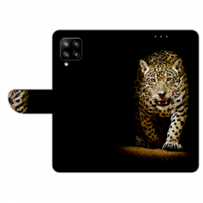 Personalisierte Handyhülle mit Leopard bei der Jagd Bilddruck für Samsung Galaxy A12 (5G)