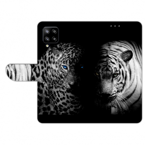 Handycover für Samsung Galaxy A22 (4G) Bilddruck Tiger mit Leopard