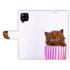 Personalisierte Handyhülle mit Kätzchen Braun Bilddruck für Samsung Galaxy A12 (5G)