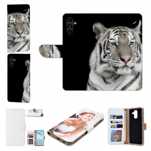 Handyhülle Personalisierte Bilddruck Tiger für Samsung Galaxy S23 (5G) Etui