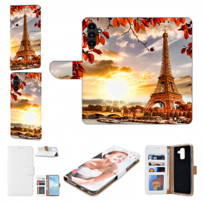 Personalisierte Handy Tasche Bilddruck Eiffelturm für Samsung Galaxy S23 (5G)