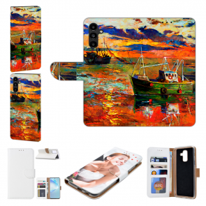 Personalisierte Handyhülle Tasche Bilddruck Gemälde für Samsung Galaxy S23 (5G) 