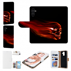 Personalisierte Handy Tasche Bilddruck Totenschädel für Samsung Galaxy S23 (5G) 