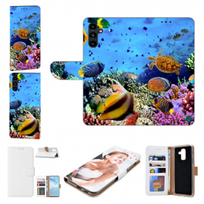Personalisierte Handyhülle Bilddruck Aquarium Schildkröten für Samsung Galaxy S23 (5G)