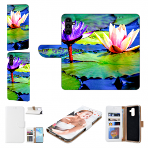 Personalisierte Handyhülle Bilddruck Lotosblumen für Samsung Galaxy S23 (5G) 