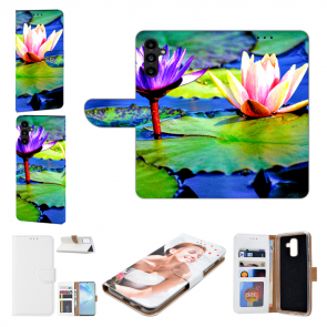 Personalisierte Handyhülle Bilddruck Lotosblumen für Samsung Galaxy S23 (5G)