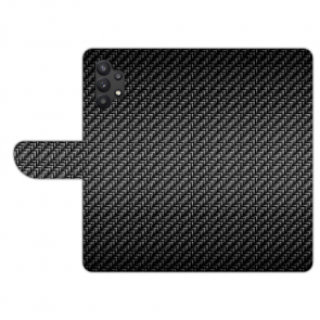 Schutzhülle Samsung Galaxy A32 (4G) Handyhülle mit Carbon Optik Bilddruck