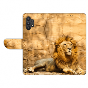 Samsung Galaxy A32 (4G) Personalisierte Handyhülle mit Löwe Bilddruck