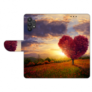 Personalisierte Handyhülle mit Herzbaum Bilddruck für Samsung Galaxy A32 (5G) 