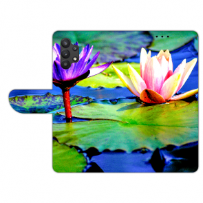 Personalisierte Handyhülle mit Lotosblumen Bilddruck für Samsung Galaxy A32 (5G) 