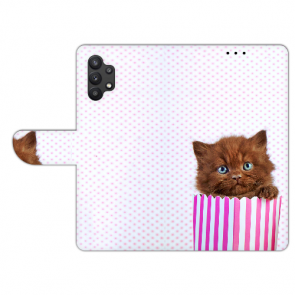 Personalisierte Handyhülle mit Kätzchen Braun Bilddruck für Samsung Galaxy A32 (5G) 