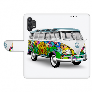 Samsung Galaxy A32 (4G) Individuelle Handyhülle mit Hippie Bus Fotodruck 