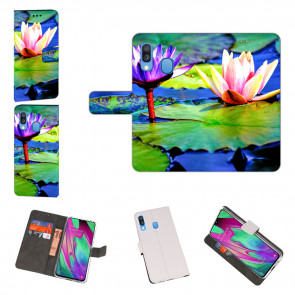 Huawei Y7 2019 / Y7 Prime 2019 Handyhülle mit Fotodruck Lotosblumen