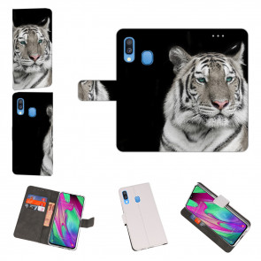 Huawei Y72019 / Y7 Prime 2019 Schutzhülle Hülle mit Tiger Text Druck