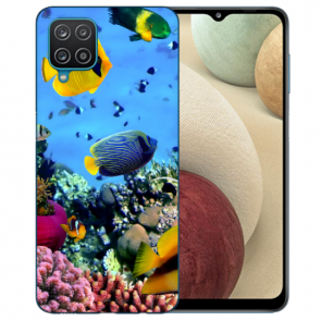 Samsung Galaxy A12 5G TPU Hülle mit Fotodruck Korallenfische