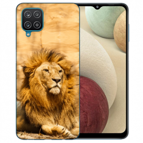 Silikon TPU Hülle mit Löwe Bilddruck für Samsung Galaxy A42 5G