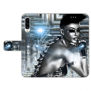 Samsung Galaxy A50 Personalisierte Handyhülle mit Robot girl Fotodruck