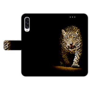 Personalisierte Handyhülle mit Leopard bei der Jagd Bilddruck für Samsung Galaxy A50 
