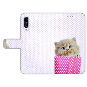 Personalisierte Handyhülle mit Kätzchen Baby Bilddruck für Samsung Galaxy A50 