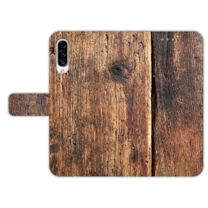 Individuelle Handy Hülle für Samsung Galaxy A50 mit Holz Foto Druck