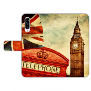Samsung Galaxy A50 Handy Hülle mit Big Ben- London Fotodruck Etui