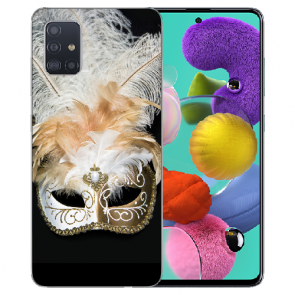  Samsung Galaxy A51 Silikon Handy Hülle mit Fotodruck Venedig Maske