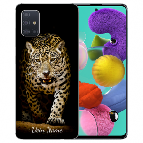 Samsung Galaxy Note 10 lite TPU Hülle mit Leopard beim Jagd Bilddruck 