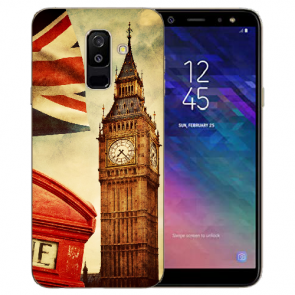Samsung Galaxy A6 Plus 2018 TPU Hülle mit Big Ben London Bilddruck 