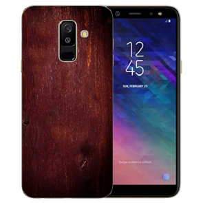Samsung Galaxy J6 Plus (2018) TPU Hülle mit Eichenholz -Optik Bilddruck