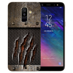 Samsung Galaxy J6 (2018) Silikon TPU Hülle mit Monster-Kralle Fotodruck 
