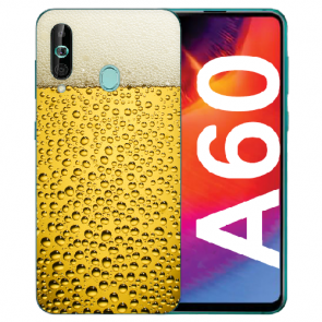 Samsung Galaxy A60 Silikon TPU Schutzhülle mit Bier Bilddruck