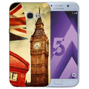 Samsung Galaxy A3 (2017) Silikon TPU Hülle mit Bilddruck Big Ben London