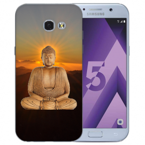 Samsung Galaxy A3 (2017) Silikon TPU Hülle mit Frieden buddha Bilddruck 