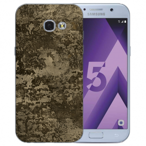 Samsung Galaxy A3 (2017) Silikon Handy Hülle mit Muster Bilddruck 