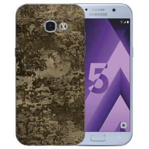 Samsung Galaxy A3 (2017) Silikon Handy Hülle mit Muster Bilddruck
