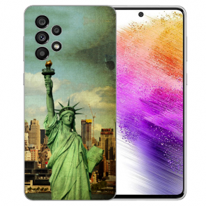 TPU Schutzhülle Fotodruck Freiheitsstatue für Samsung Galaxy A73 (5G)