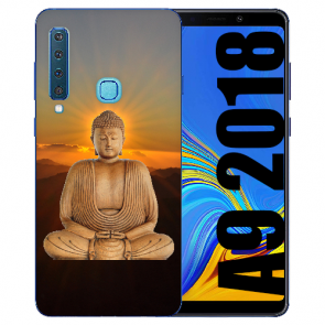Samsung Galaxy A9 (2018) TPU Hülle mit Bilddruck Frieden buddha