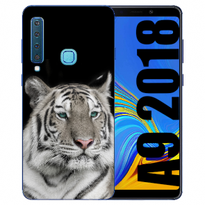 Silikon TPU Schutzhülle für Samsung Galaxy A9 (2018) mit Tiger Bilddruck