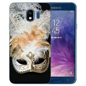Samsung Galaxy J4 (2018) Silikon TPU Hülle mit Fotodruck Venedig Maske