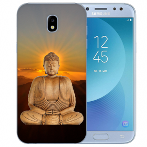 Samsung Galaxy J5 (2017) Silikon Hülle mit Frieden buddha Fotodruck