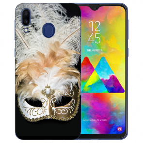 Samsung Galaxy M20 Silikon TPU Hülle mit Fotodruck Venedig Maske