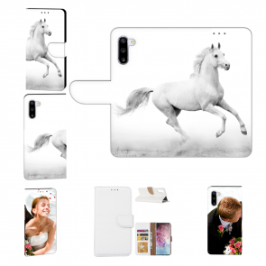 Samsung Galaxy Note 10 Handyhülle mit Pferd Namen Bilddruck 