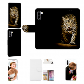 Samsung Galaxy Note 10 Handy Hülle mit Leopard beim Jagd Fotodruck 