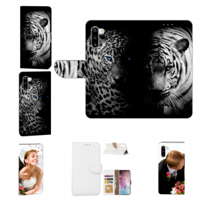 Handyhülle mit Fotodruck Tiger mit Leopard füt Samsung Galaxy Note 10