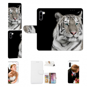 Samsung Galaxy Note 10 Individuelle Handyhülle mit Tiger Bilddruck 